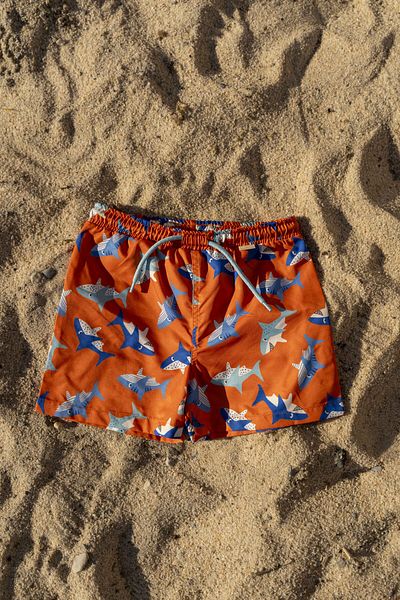 Miela Kids Uv Protection Shark Boy's Swimsuit