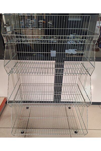 DÜZGÜN METAL 4 Katlı Tel Kaplamalı Teşhir Sepeti 70 Cm En Derinlik=60/50/50/4...