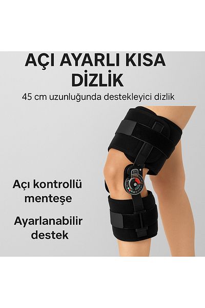 RMRELAXMED Button Adjustable Knee Pad Short 45 cm