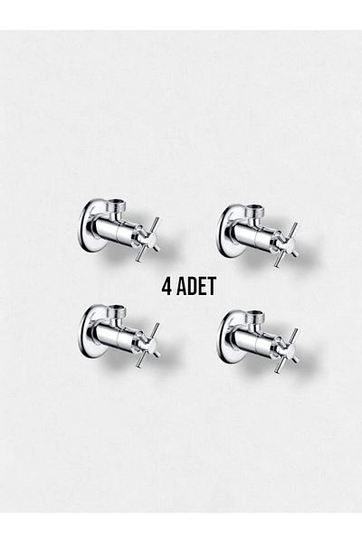Sardıcı Sardiner 4-Piece Coach Head Rod Arm Chrome Intermediate - Bidet Faucet