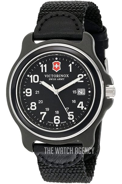 Victorinox Black/Leather Ø43 mm