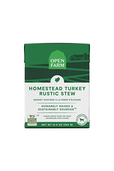 Open Farm طعام الكلاب الرطب بنكهة حساء الديك الرومي الريفي من هومستيد - عبوة ...