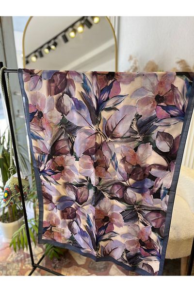 Neva Flower Pattern Soft Shawl