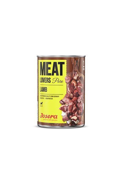 JOSERA Meat Lovers Pure Lamb Dog Wet Food 400g Pack of 6