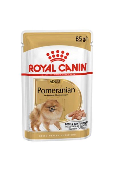 Royal Canin Royal Canin Breed Health Nutrition Pomeranian (WET FOOD - 85g Pouch) Pack of 12