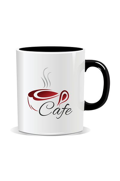 OEM Personalized coffee mug, heart coffee cup 2 - Black interior