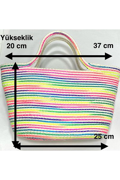 karantuhafiye Shoulder Bag / Jute Bag / Authentic Bag / Beach Bag