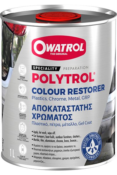 Owatrol POLYTROL® : Colour restorer for Plastic, Chrome, Metal, PVC surfaces