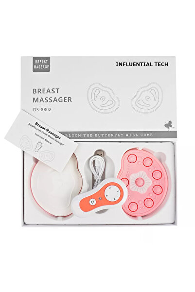 Influential Tech Aparat de masaj profesional pentru sâni, căldură, 4 moduri, ...