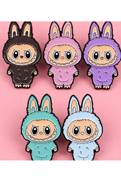 LABUBU Metal Sticker 24 Pcs Mix 50dirham