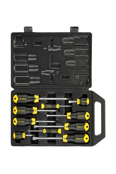 Stanley 10-Piece Cushion Grip Phillips Slotted Screwdriver Set