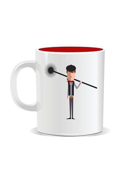 OEM Personalized mug with March 1st message, Cosar - Red interior