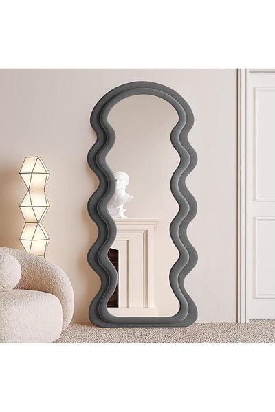 rexa Shaped Full Length Dressing Mirror