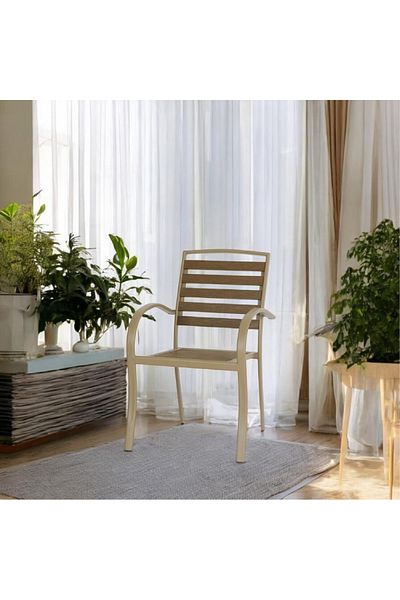 rexa Single outdoor chair, iron - 45-53-80 cm