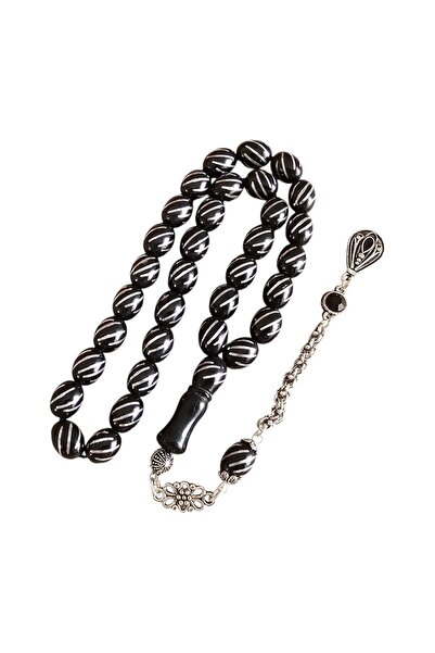 LEBLEBİ TESBİH Özel Gömme Kutusunda İşlemeli Rus Taşı Tesbih Lt1343