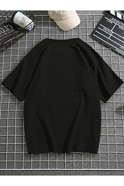FUNSTYLE Κανονικό μαύρο μπλουζάκι