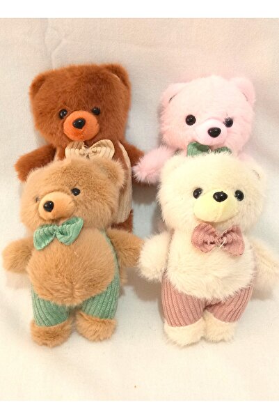 Pufline Elbise Giymiş Ayı Sevimli Peluş Ayı