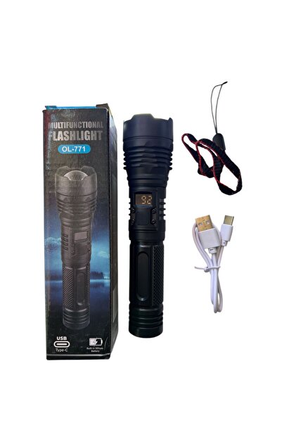 HAN MULTİFONKSİYONEL POLİS FENERİ UZUN MENZİL ZOOMLU