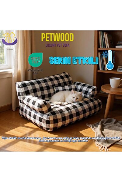 petwood Serin Etkili ,Sertifikalı Kumaşlı, Yıkanabilir ,Ultra Yumuşak Lüks Ke...
