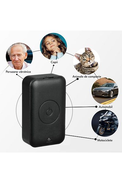 Spionescu Mini GPS tracker 2G, G-03, real-time monitoring, magnetic, 72-hour battery life, 7-day standby