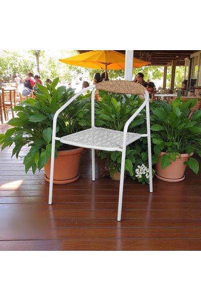 rexa Furniture Woven Rope Dining Chair - 47 x 50 x 85cm