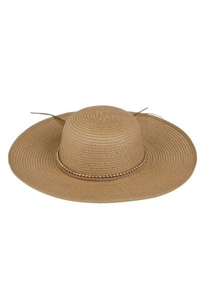 BREZIUM Summer Sun Hat, Elegant with UV Protection, Brown