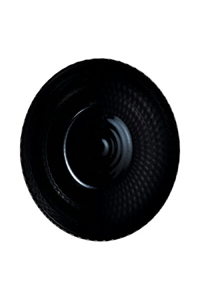 Luminarc Pampille Microwave and Dishwasher Safe Glossy Finish Salad Bowl Black 24cm