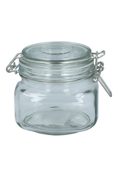 Bien Servi Preserving Jar with Stainless Steel Clip Clear
