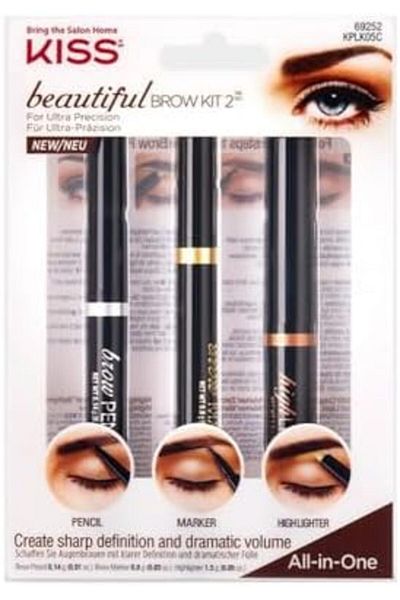 Kiss Beautiful Eyebrow Kit - Precision (KPLK05)