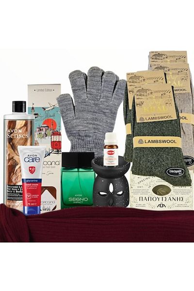 OEM Men's Set Socks, Scarf, Gloves, Cosmetics And Aromatherapy Products