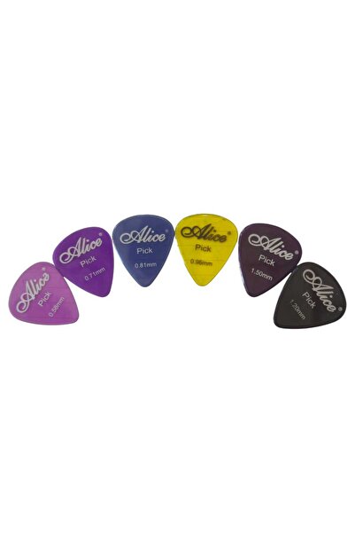 Alice gitar pena 6'lı karma set