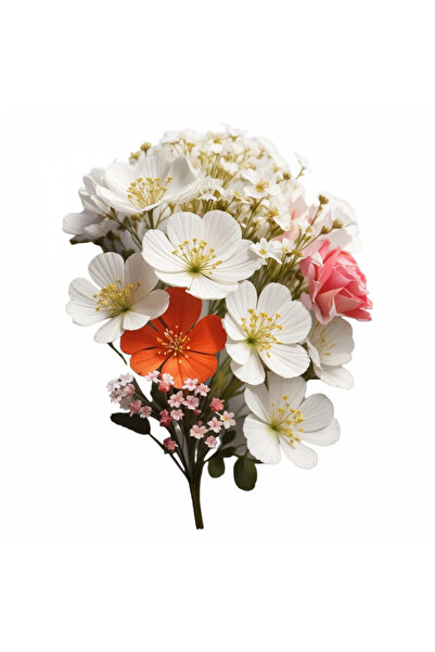 INOVATIX Set de 8 autocolante buchet de mireasă, INOVATIX®. 6 cm