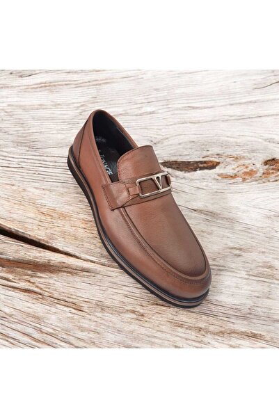 Voyager Men's Genuine Leather Classic Shoes with Thermo Sole Accessory Detail