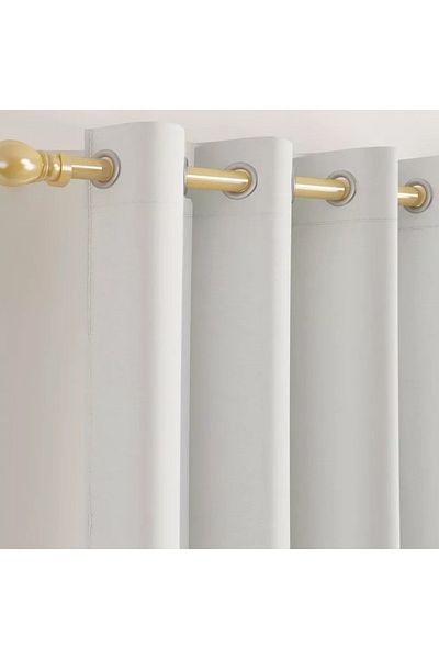 Home Box Single Light-Filtering Window Curtain with Eyelets – 140x160 cm