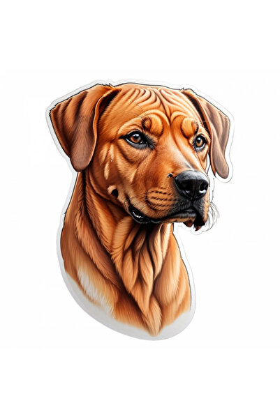 INOVATIX Set de 8 bucăți, autocolant pentru câine Rhodesian Ridgeback, INOVAT...