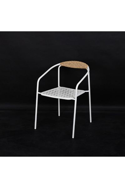 rexa Furniture Woven Rope Dining Chair - 47 x 50 x 85cm
