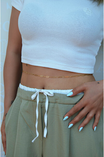 Sacce Scarves&Accessories Ataç Model Suya Dayanıklı Çelik Bel Zinciri