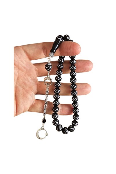 LEBLEBİ TESBİH مسبحة حجر روسي مطرزة في صندوق مخصص Lt1344