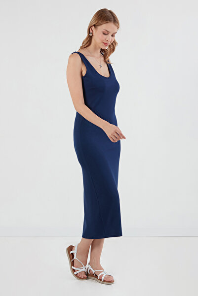 Fulla Moda Basic Thick Strap Casual Modal Dress