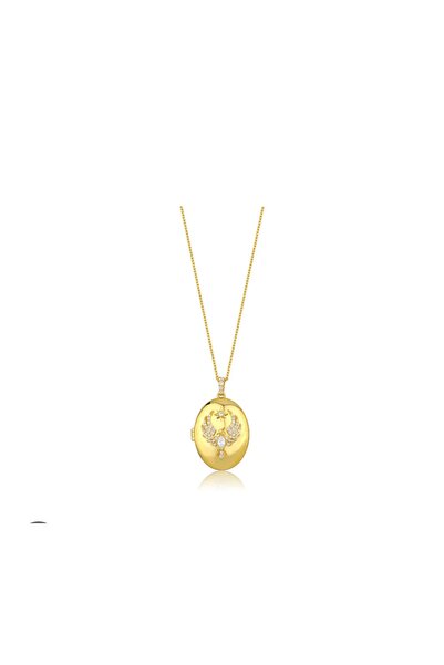 Kudi anka kuşu açılıp kapanan Gold kolye