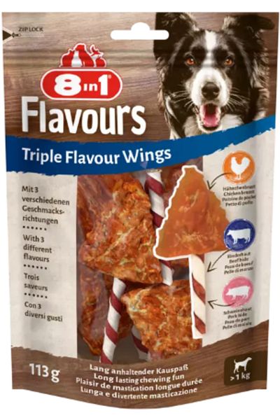 8in1 Triple Flavour Wings 113g 24 XT