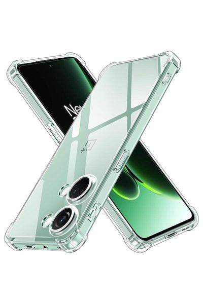 bzstore Husă OnePlus Nord CE4 Lite, Antișoc, Protecție Cameră, Silicon Transparent