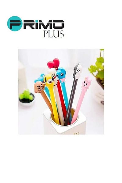 Primo Plus 8-Piece Gel Ink Pen Set of Multicolor