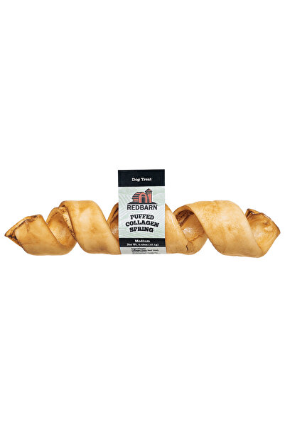 Redbarn علكات الكولاجين المنفوخة الربيعية 6-7 بوصة 0.46 أونصة/13.1 جرام