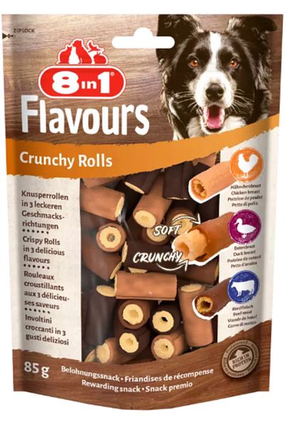 8in1 8in1 Flavours Crunchy Rolls 85g