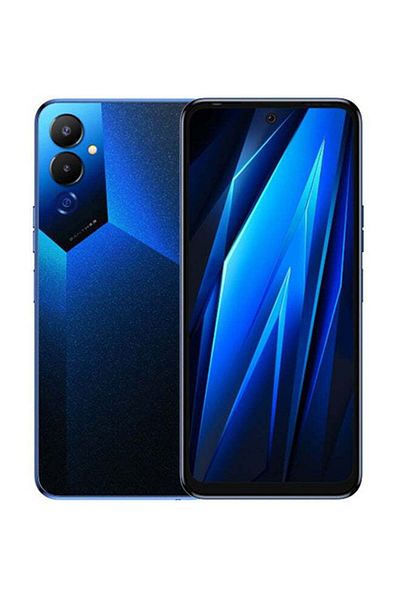 TECNO بوفا 4 ثنائي الشريحة، أزرق كريوليت، 8 جيجابايت RAM، 128 جيجابايت 4G - إصدار الشرق الأوسط