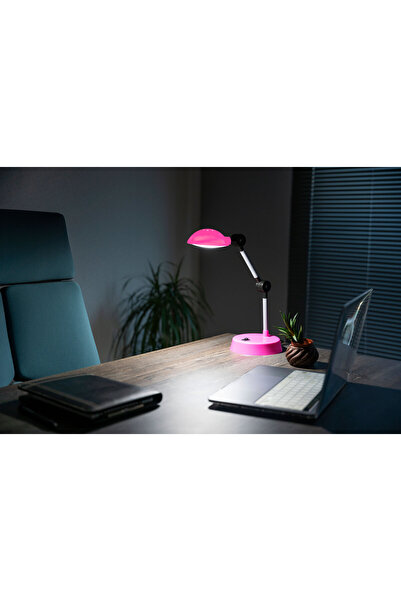 Okmino Led'li Masa Lambası Pembe