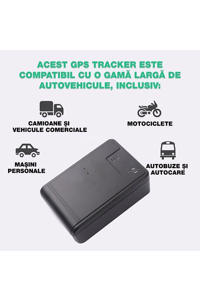 Spionescu GPS car tracker, Q12, 4G LTE, 20000mah battery, 120-day standby, anti-theft, magnetic fixation