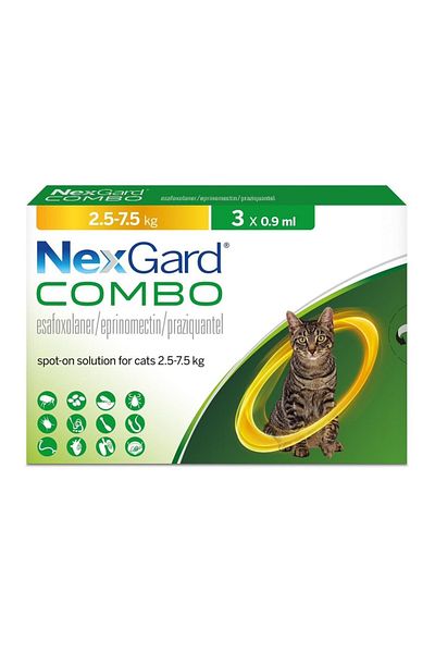 NEXGARD combo for cats 2.5-7.5kg