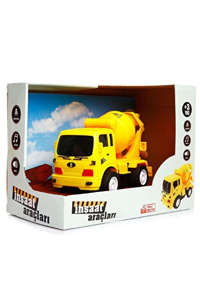 toysclub ŞEHRİN İNŞAAT ARAÇLARI PİLLİ SÜRTMELİ IŞIKLI MİKSER